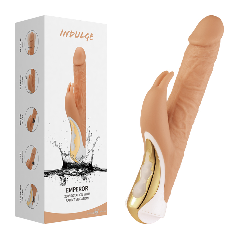 Realistische roterende konijnenvibrator