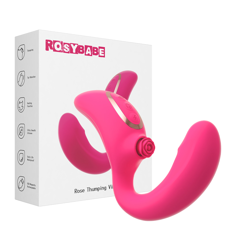 Rose bonzende vibrator