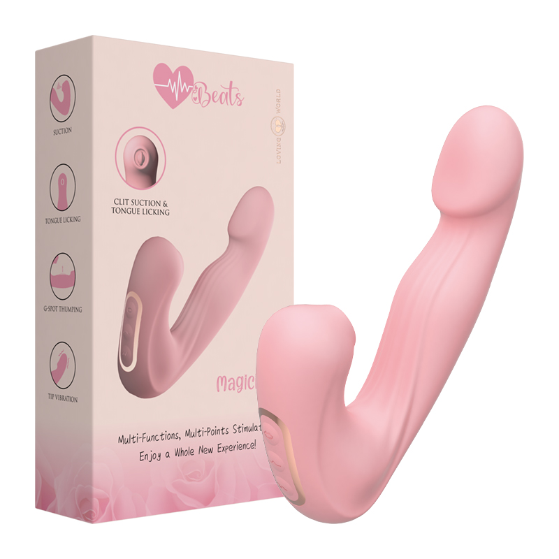 Zuig- en bonzende vibrator